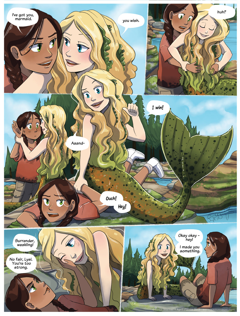 Mermaid Huntress Chapter 3.4 page 1 - 