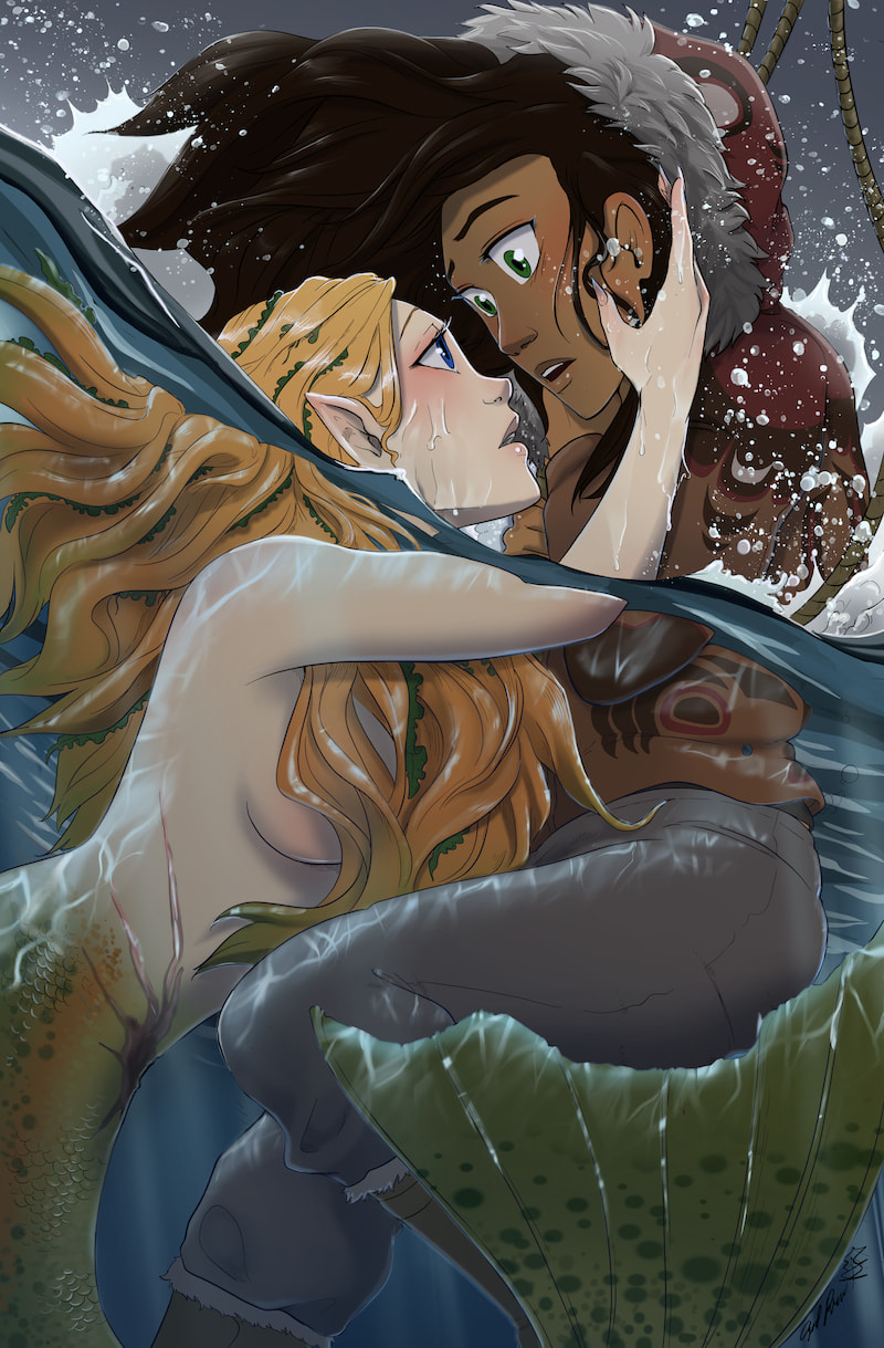 Mermaid Huntress Chapter 4.1 page 1 - 