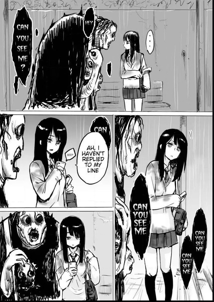 Read Mieruko-chan chapter 1.1 image 2 on Lezhin