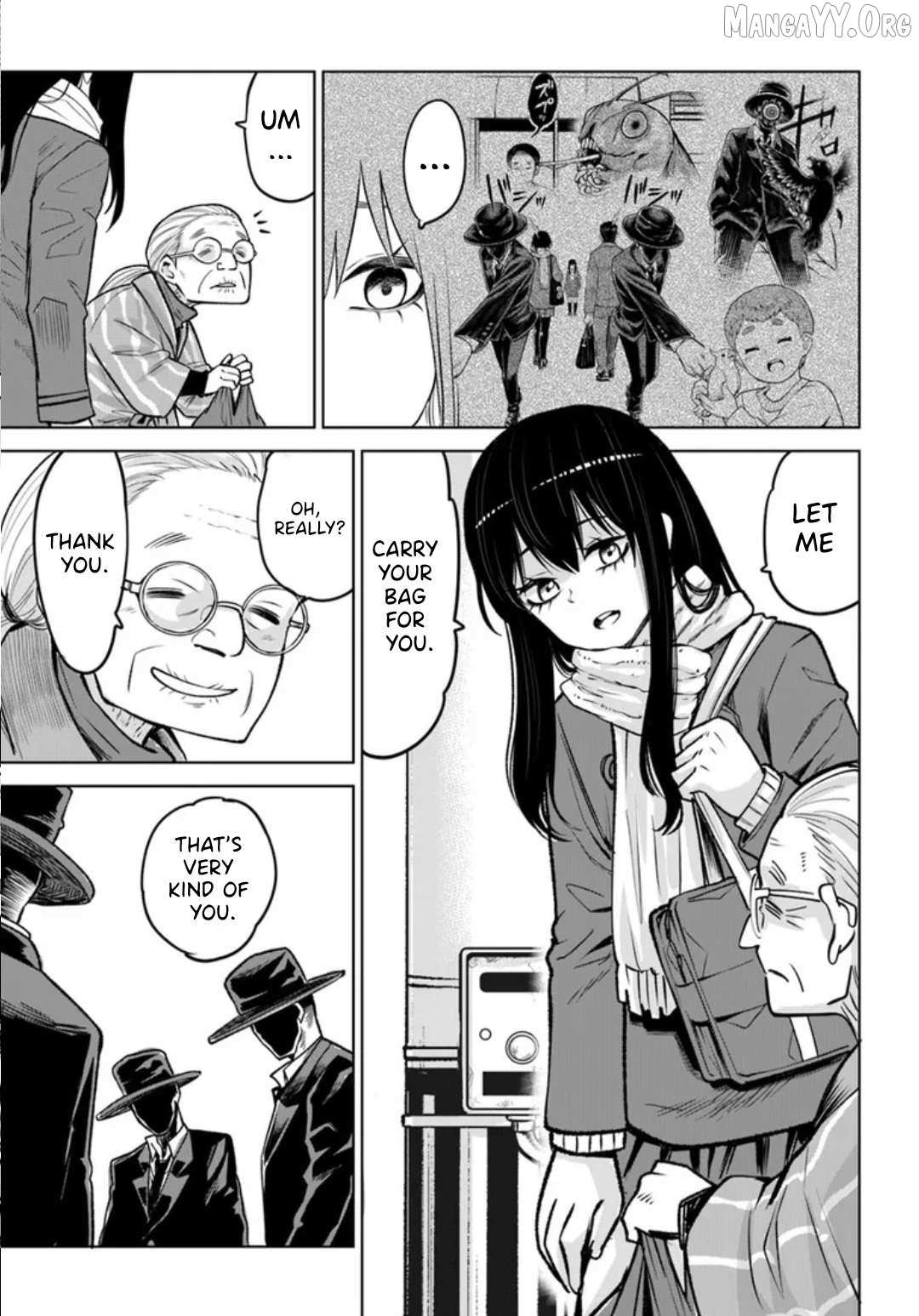 Read Mieruko-chan chapter 68 image 20 on Lezhin