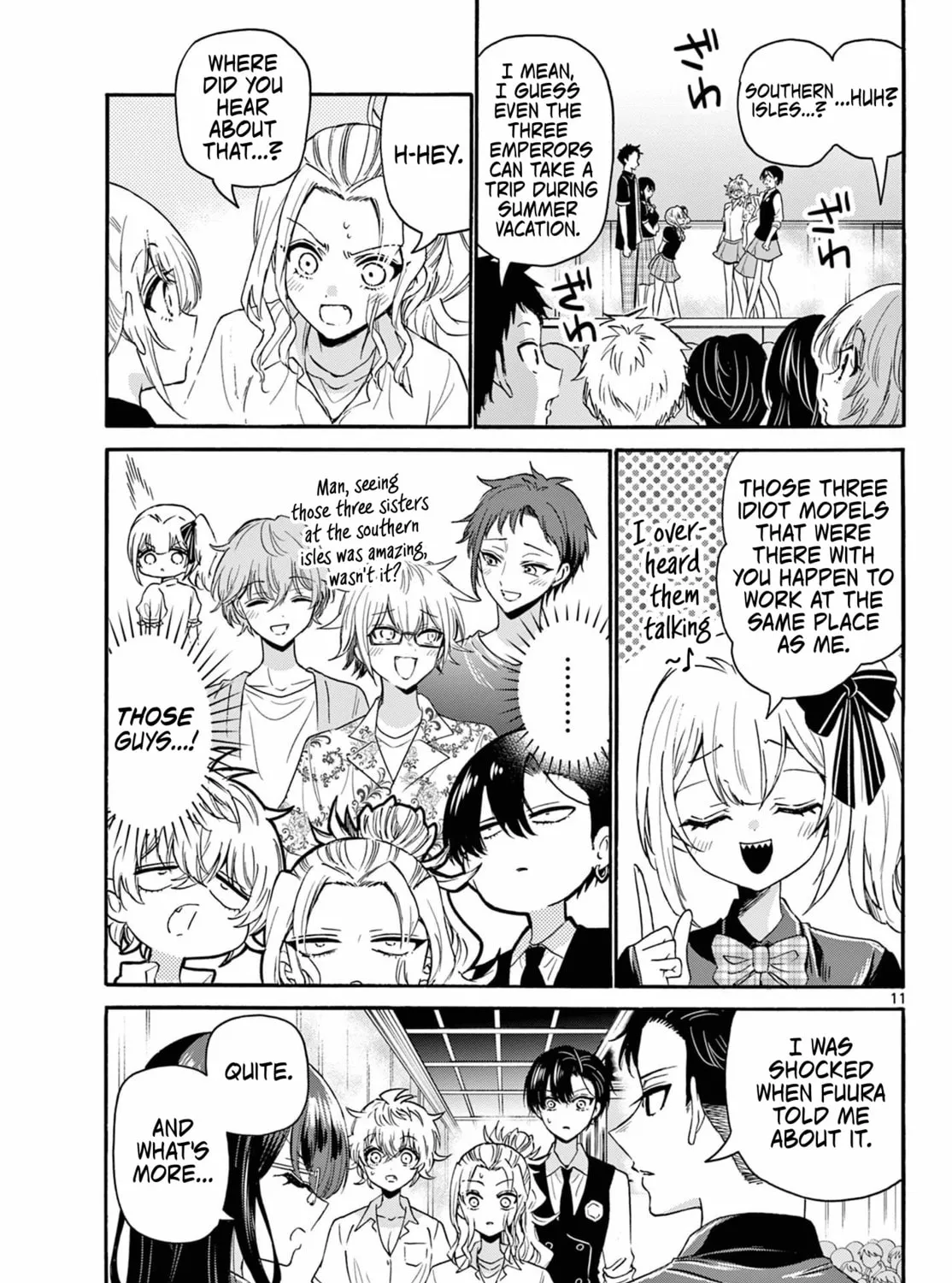 Mikadono Sanshimai wa Angai, Choroi Chapter 124 page 21 - 