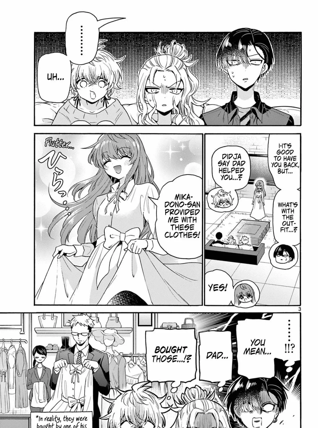 Mikadono Sanshimai wa Angai, Choroi Chapter 142 page 5 - 