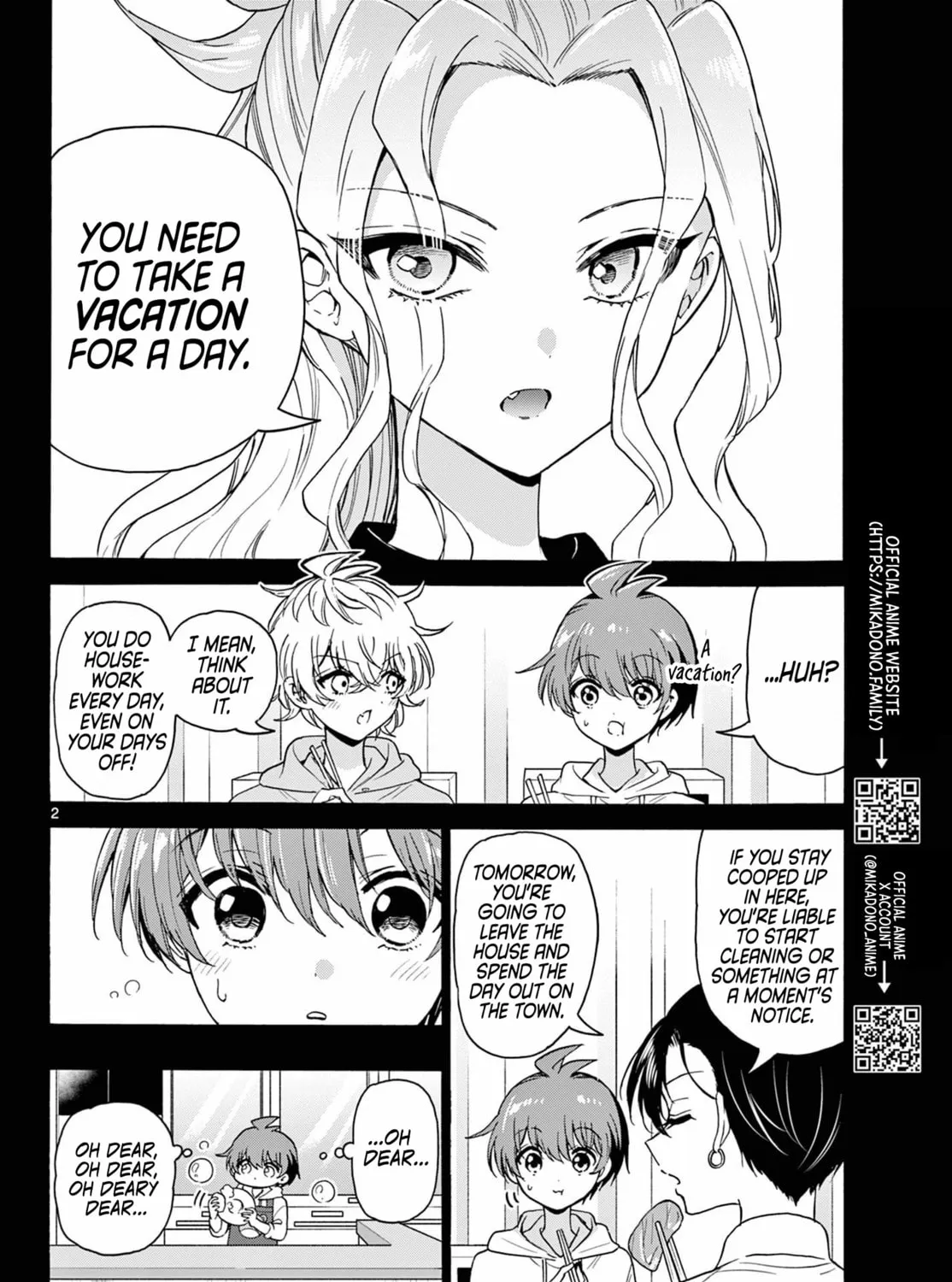 Mikadono Sanshimai wa Angai, Choroi Chapter 155 page 3 - 