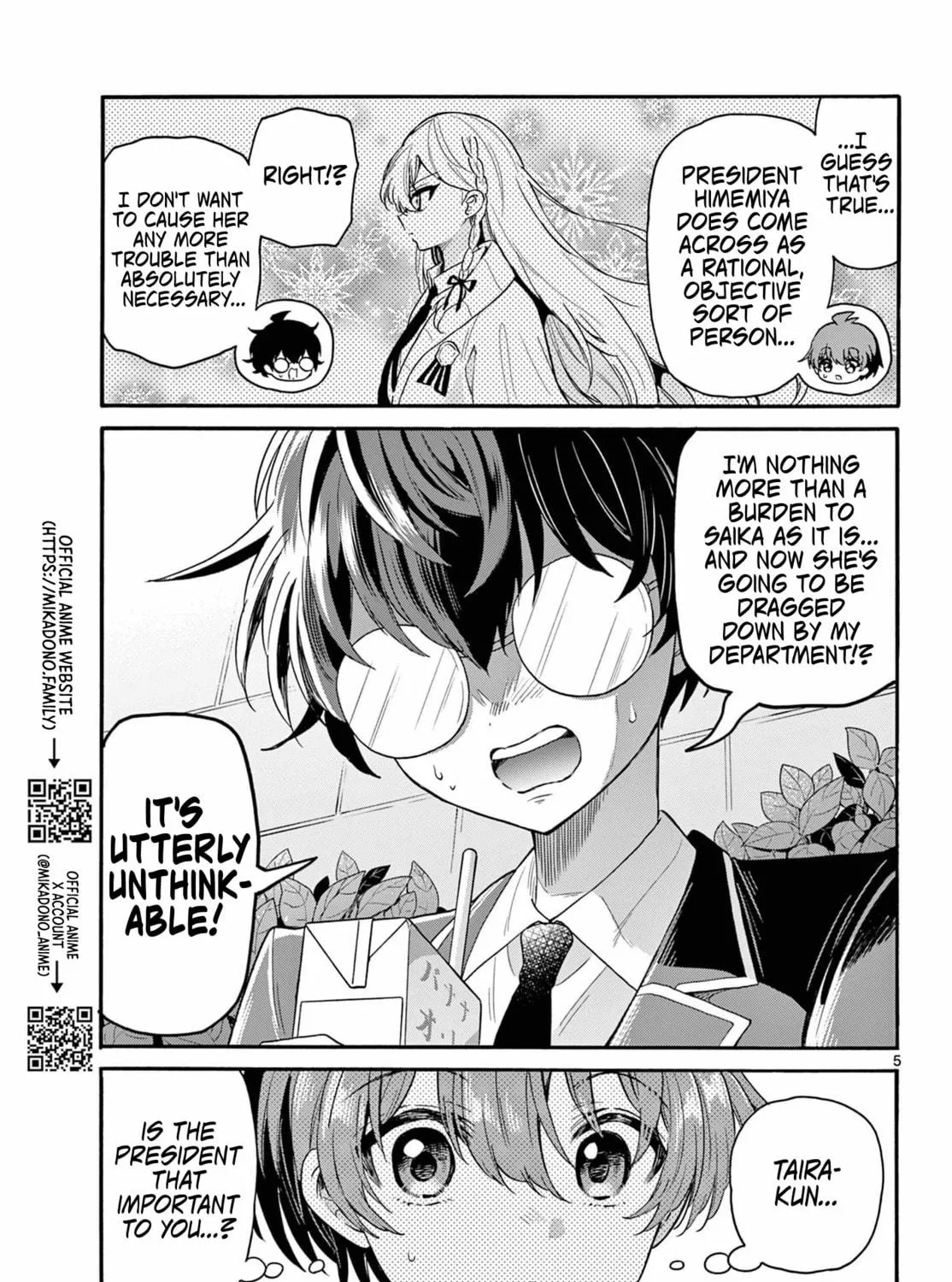Mikadono Sanshimai wa Angai, Choroi Chapter 158 page 9 - 