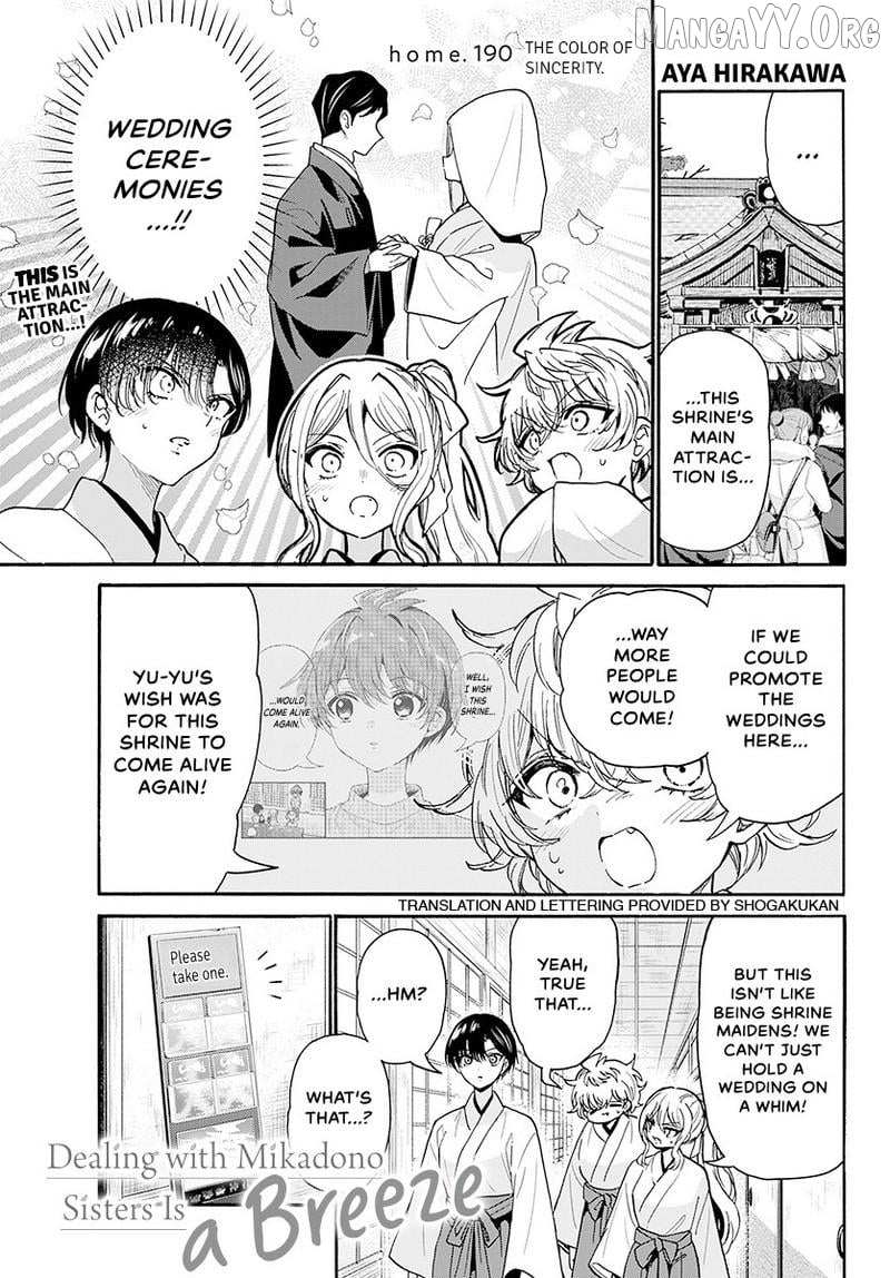 Mikadono Sanshimai wa Angai, Choroi Chapter 190 page 2 - 