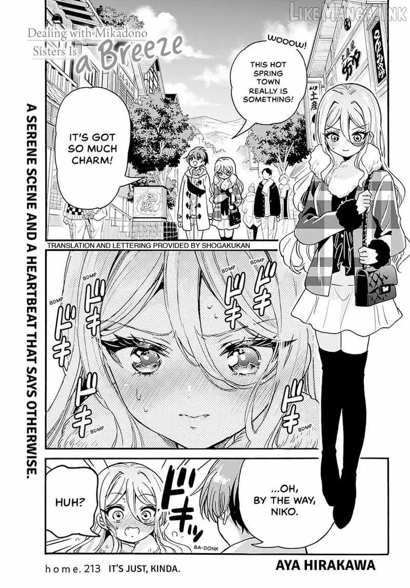 Mikadono Sanshimai wa Angai, Choroi Chapter 213 page 2 - 