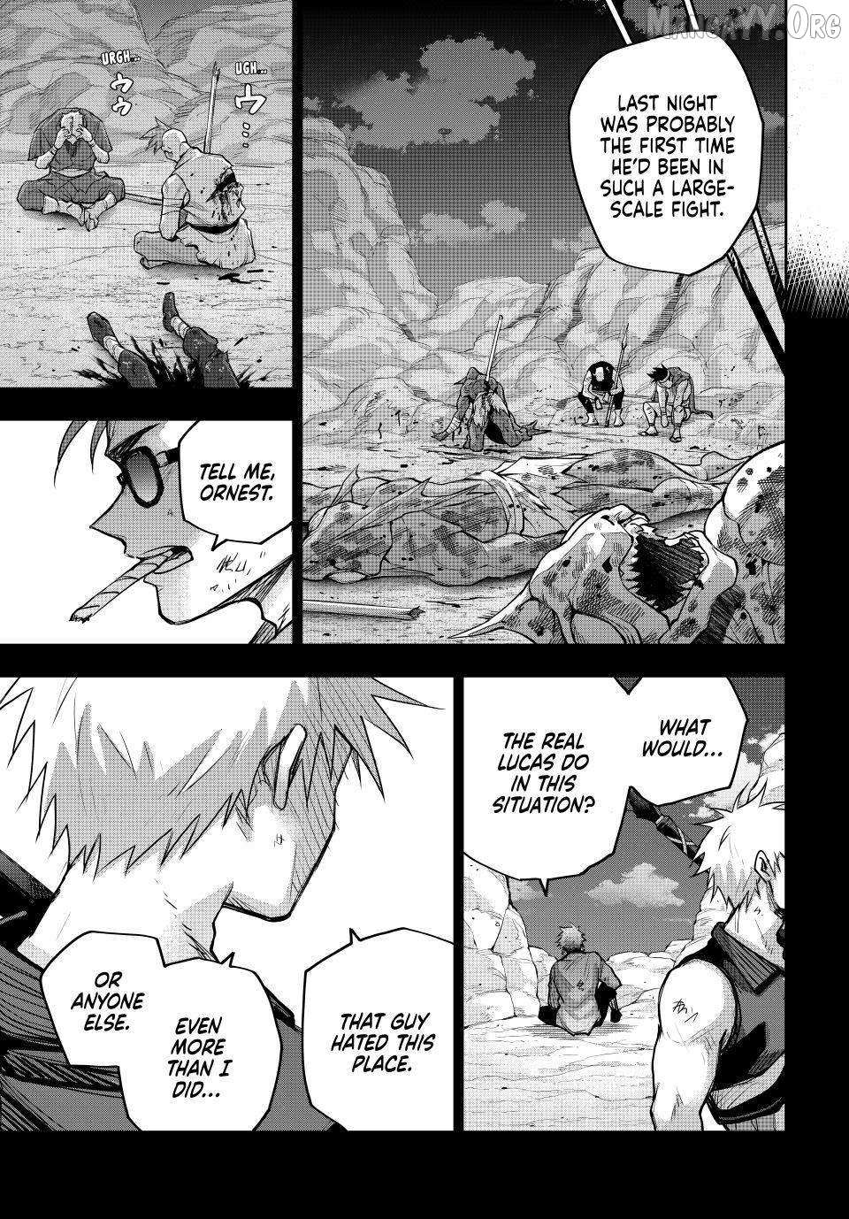 Mikata ga Yowasugite Hojo Mahou ni Tesshiteita Kyuutei Mahoushi, Tsuihou Sarete Saikyou wo Mezashimasu Chapter 195 page 3 - 