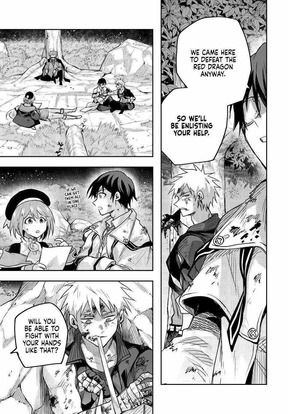 Mikata ga Yowasugite Hojo Mahou ni Tesshiteita Kyuutei Mahoushi, Tsuihou Sarete Saikyou wo Mezashimasu Chapter 199 page 11 - 
