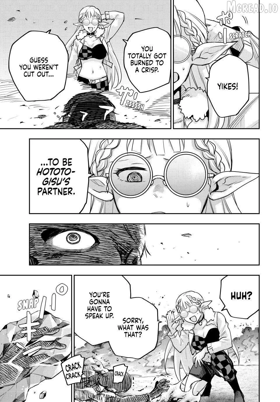 Mikata ga Yowasugite Hojo Mahou ni Tesshiteita Kyuutei Mahoushi, Tsuihou Sarete Saikyou wo Mezashimasu Chapter 202 page 11 - 