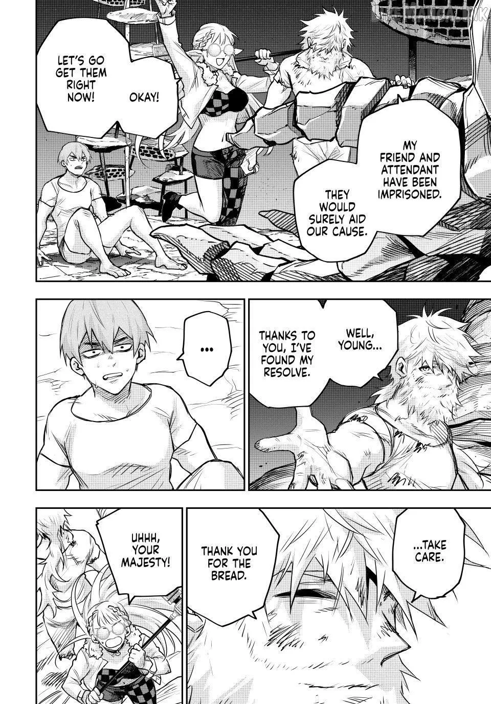 Mikata ga Yowasugite Hojo Mahou ni Tesshiteita Kyuutei Mahoushi, Tsuihou Sarete Saikyou wo Mezashimasu Chapter 207 page 18 - 
