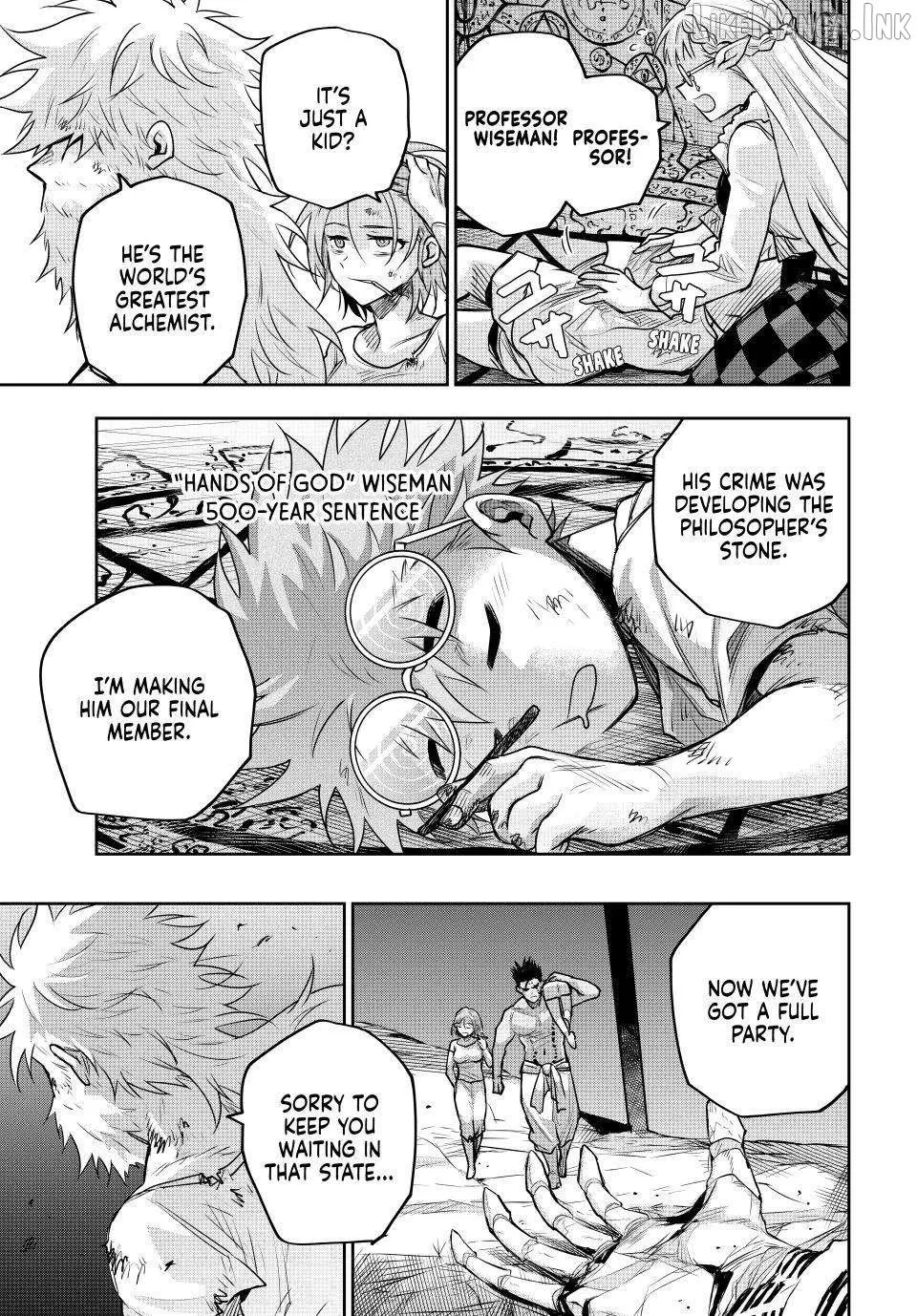 Mikata ga Yowasugite Hojo Mahou ni Tesshiteita Kyuutei Mahoushi, Tsuihou Sarete Saikyou wo Mezashimasu Chapter 208 page 13 - 