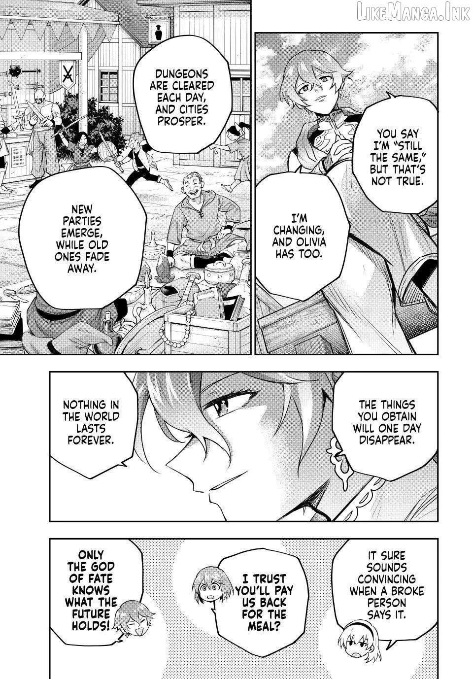 Mikata ga Yowasugite Hojo Mahou ni Tesshiteita Kyuutei Mahoushi, Tsuihou Sarete Saikyou wo Mezashimasu Chapter 210 page 5 - 