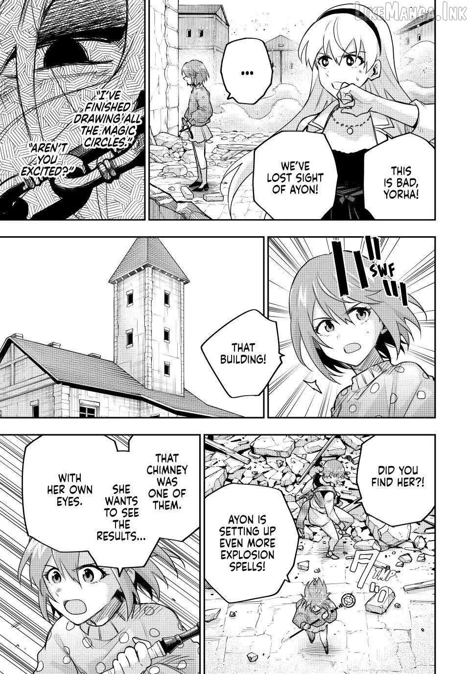 Mikata ga Yowasugite Hojo Mahou ni Tesshiteita Kyuutei Mahoushi, Tsuihou Sarete Saikyou wo Mezashimasu Chapter 213 page 11 - 