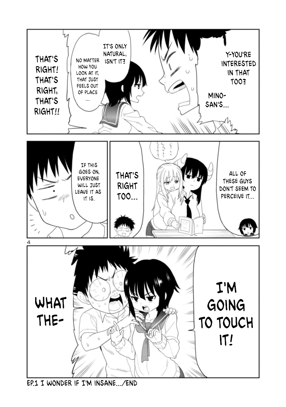 Mino-san no Sore, Sawattemo Ii? Chapter 21 page 4 - 