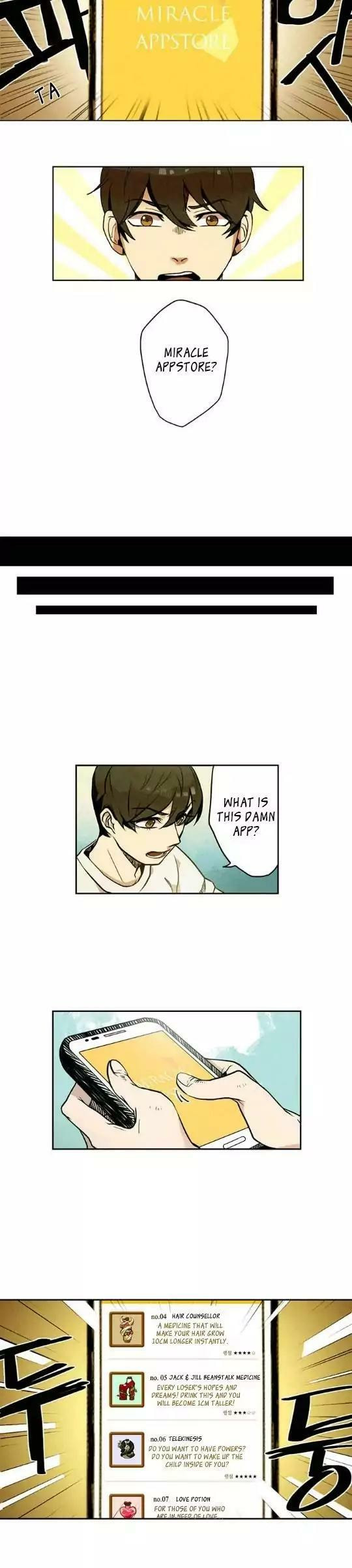 Read Miracle App Store chapter 1 image 11 on Lezhin