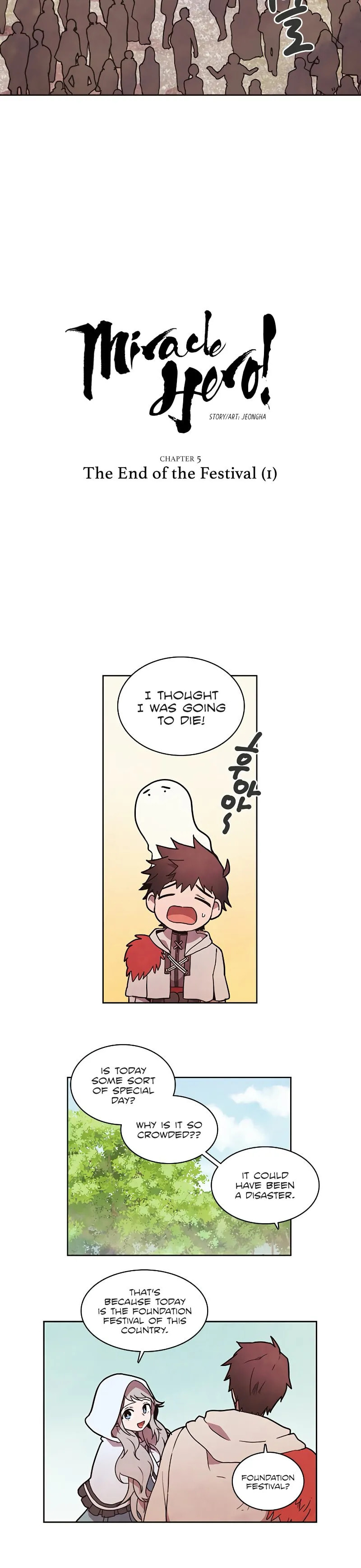 Read Miracle! Hero-nim chapter 5 image 7 on Lezhin