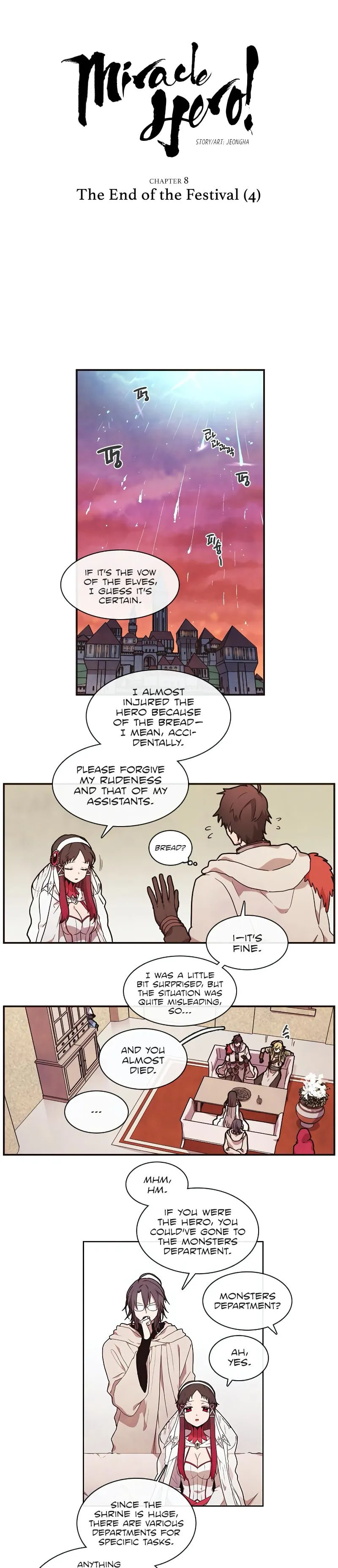 Read Miracle! Hero-nim chapter 8 image 5 on Lezhin