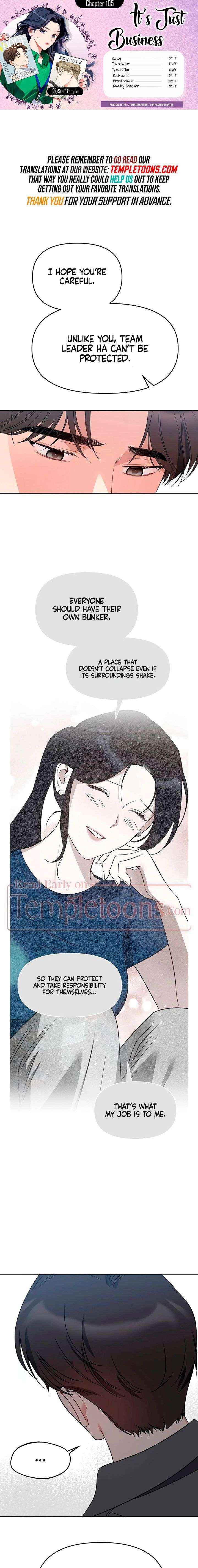 Read Misfortune at Work chapter 105 image 1 on Lezhin
