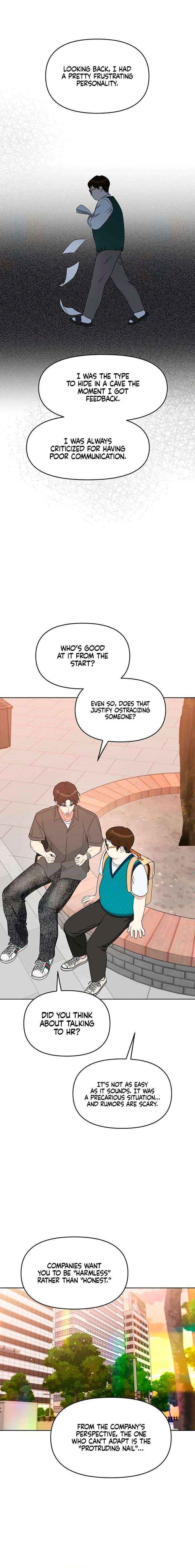 Read Misfortune at Work chapter 105 image 10 on Lezhin