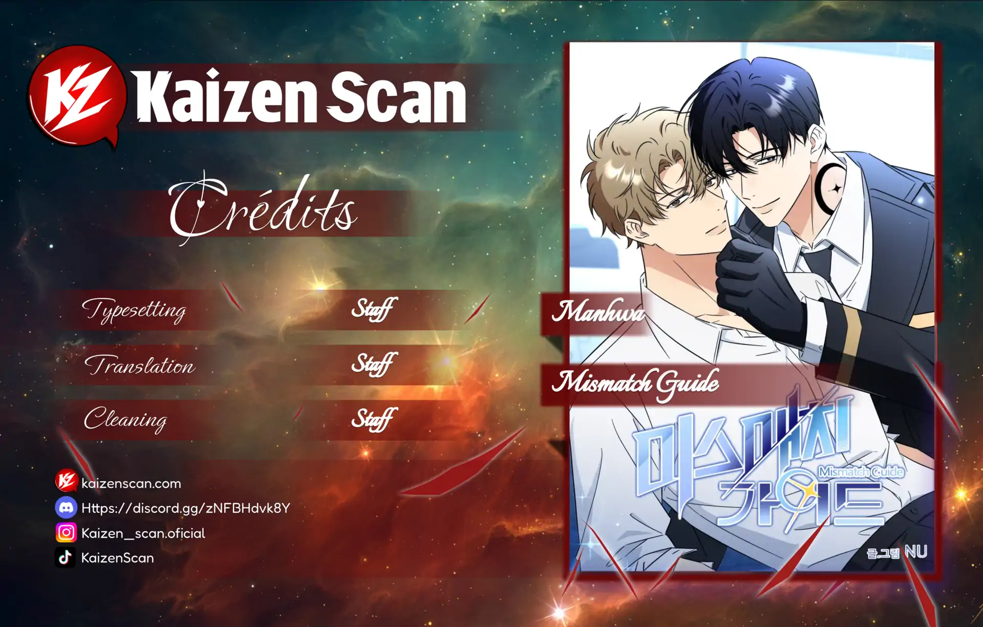 Read Mismatch Guide chapter 1 image 1 on Lezhin