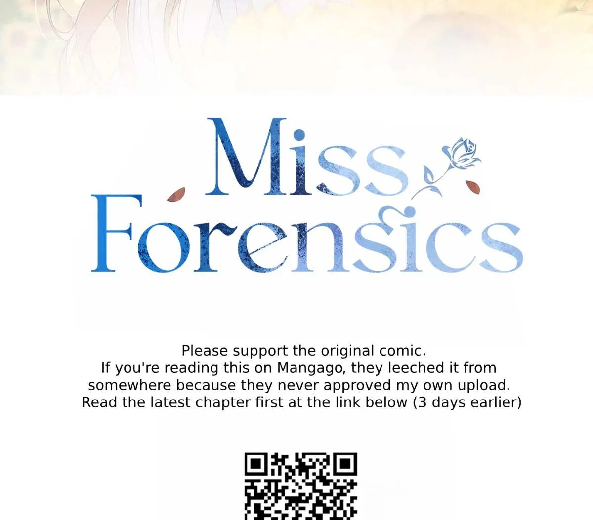 Read Miss Forensics chapter 2 image 1 on Lezhin