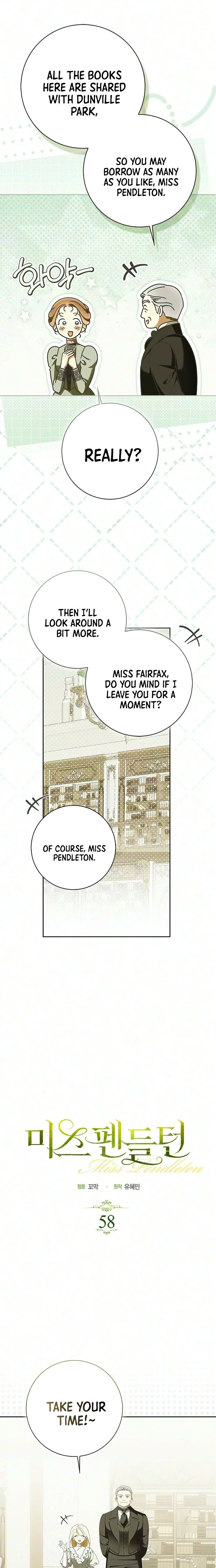 Read Miss Pendleton chapter 59 image 4 on Lezhin