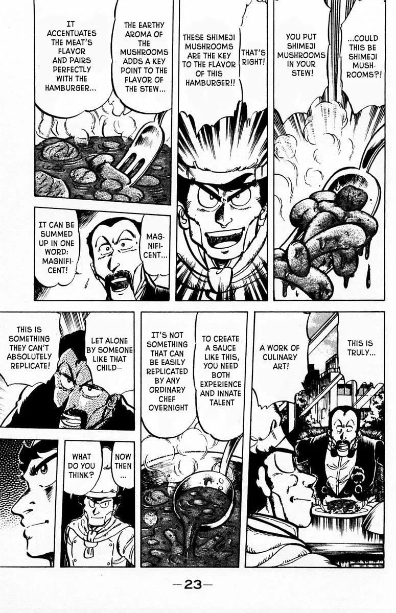 Read Mister Ajikko chapter 27 image 21 on Lezhin