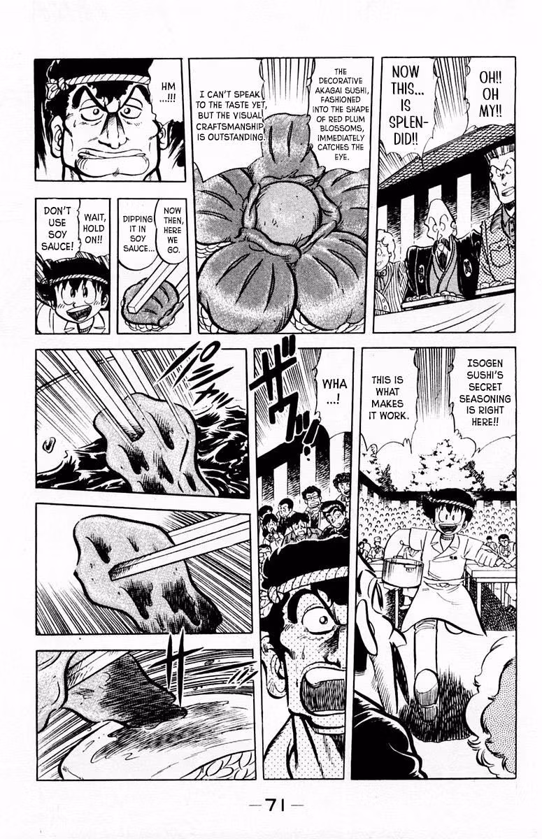Read Mister Ajikko chapter 66 image 9 on Lezhin