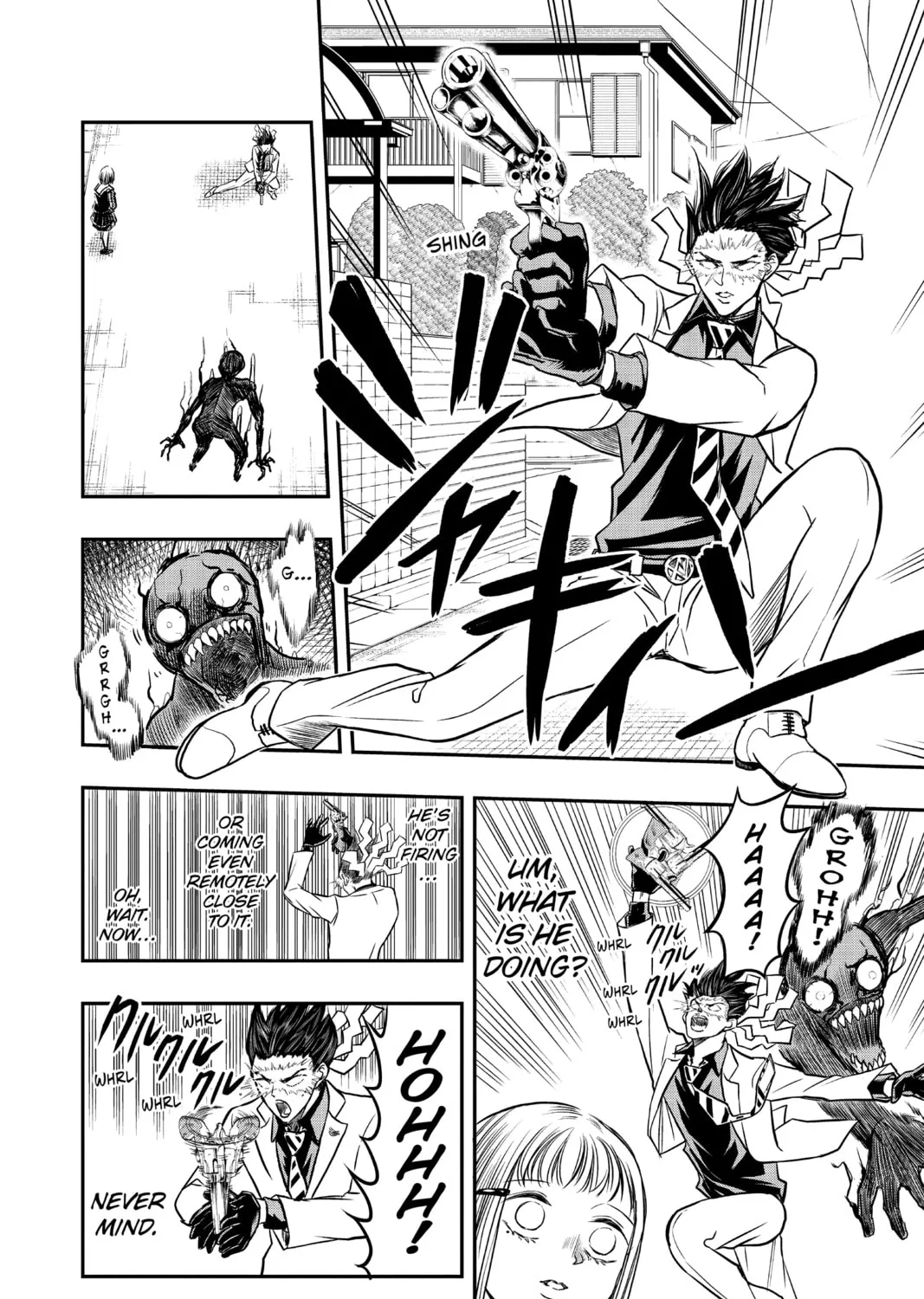 Read Mitama Security: Spirit Busters chapter 1 image 56 on Lezhin