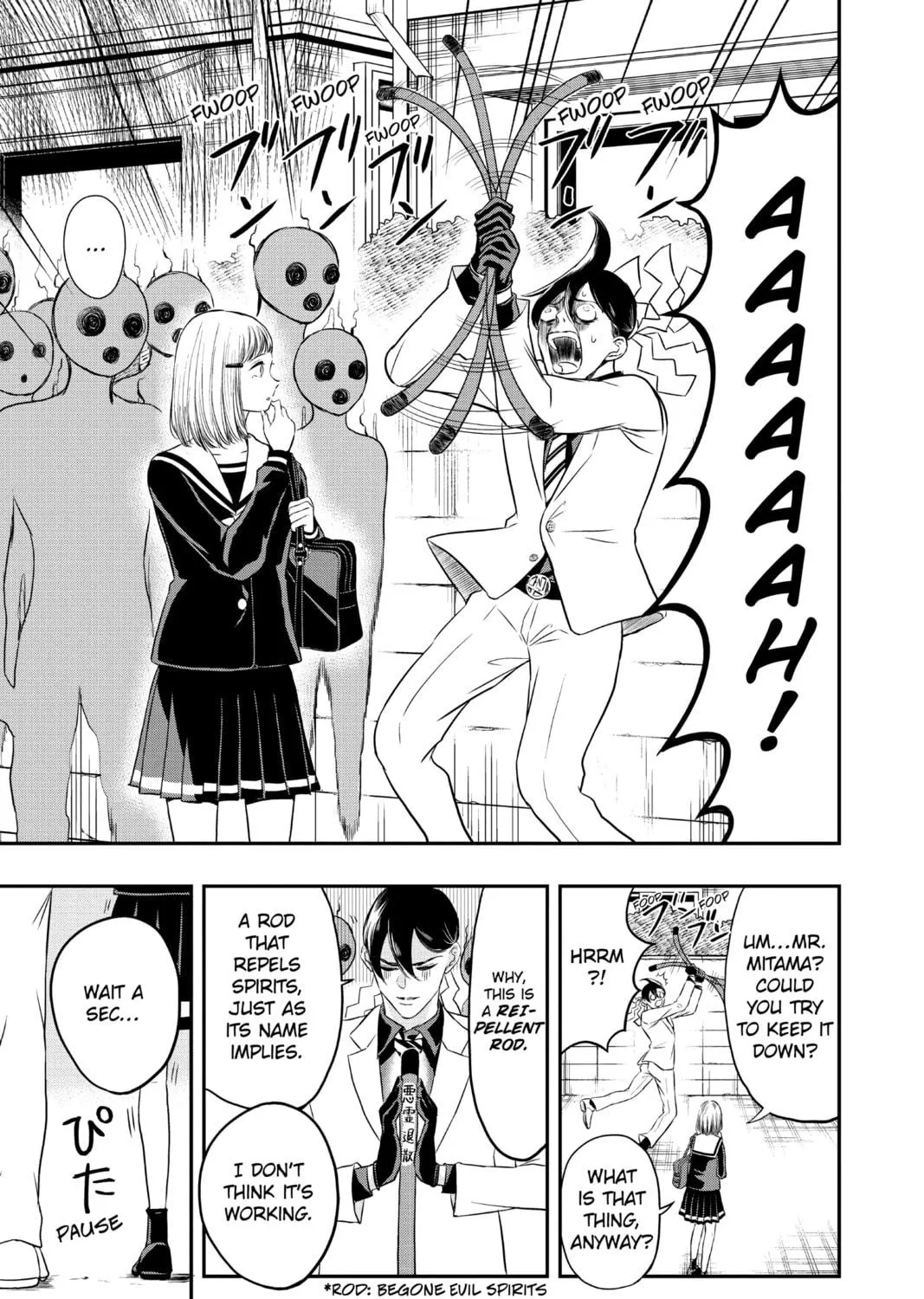Read Mitama Security: Spirit Busters chapter 2 image 4 on Lezhin