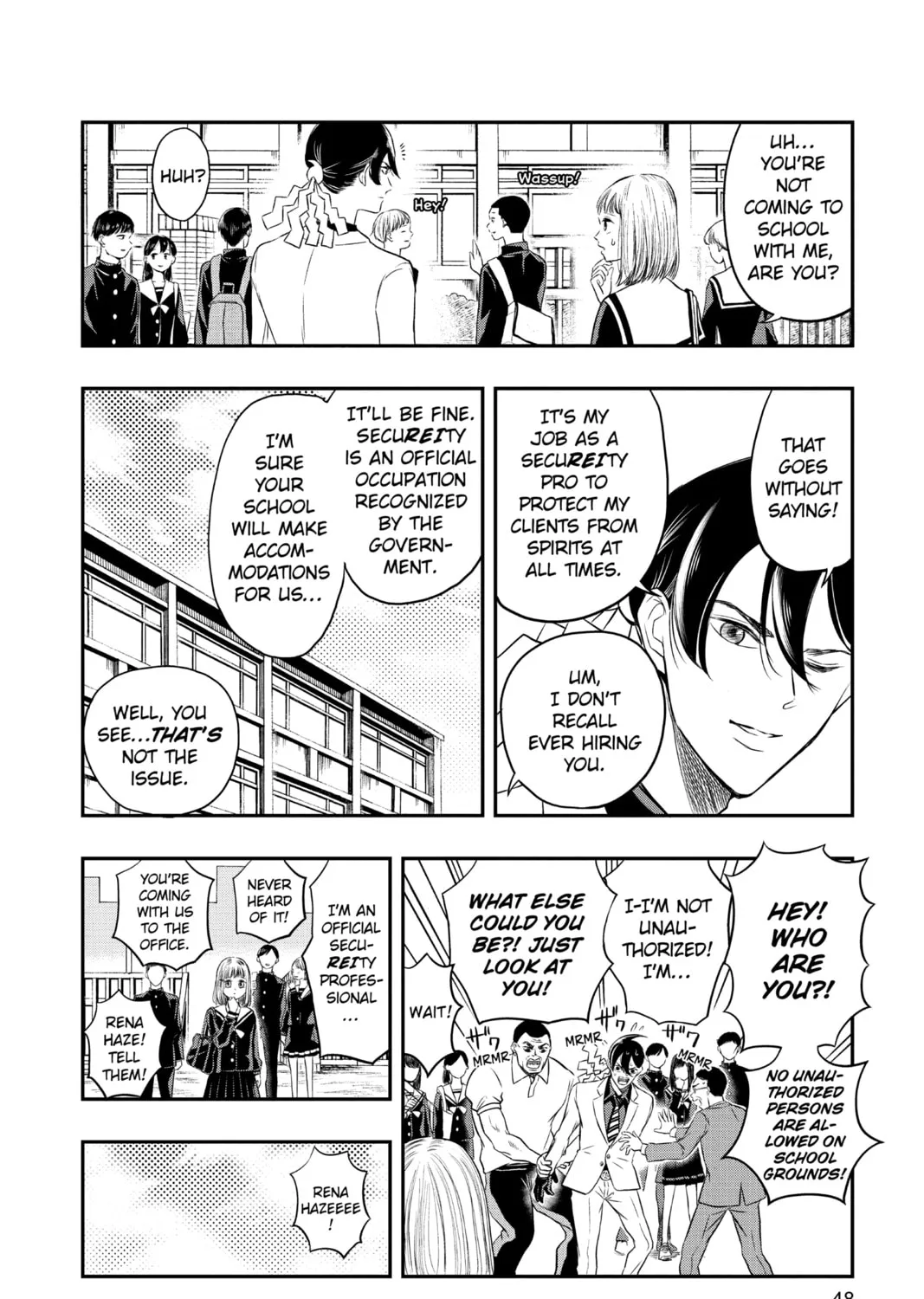 Read Mitama Security: Spirit Busters chapter 2 image 6 on Lezhin