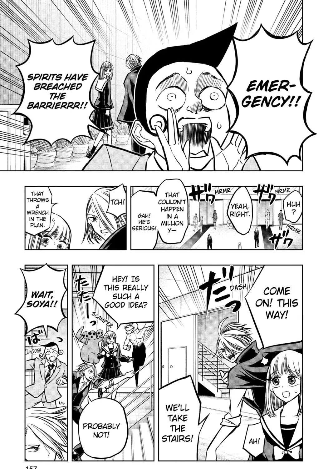 Read Mitama Security: Spirit Busters chapter 38 image 8 on Lezhin