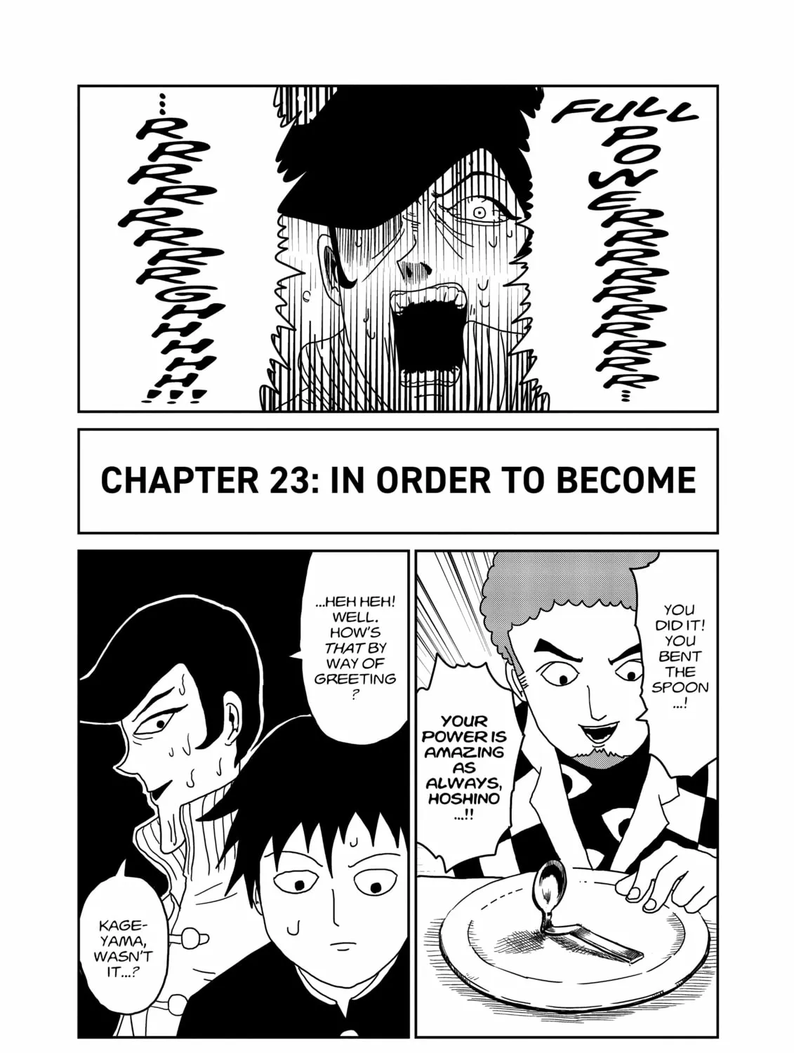 Read Mob Psycho 100 chapter 23 image 2 on Lezhin