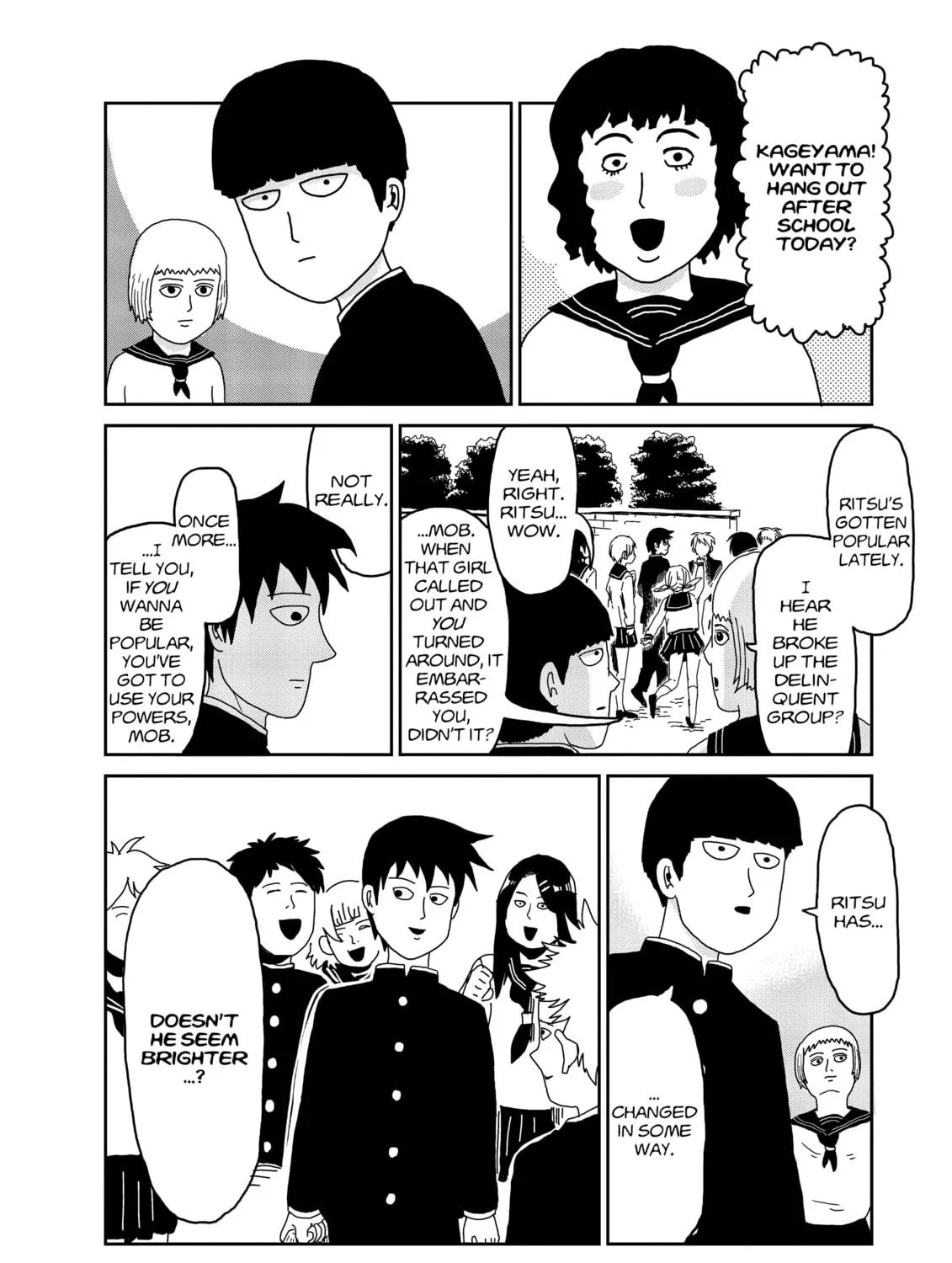 Read Mob Psycho 100 chapter 26 image 18 on Lezhin