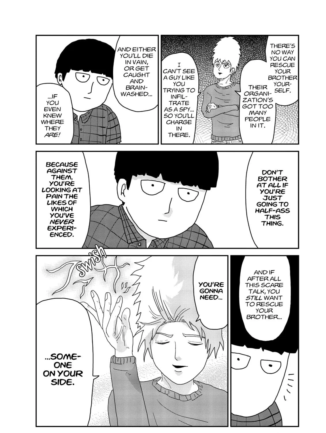 Read Mob Psycho 100 chapter 34 image 46 on Lezhin