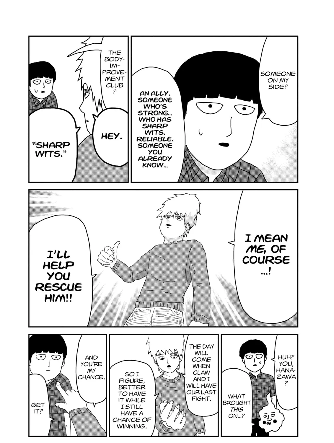 Read Mob Psycho 100 chapter 34 image 48 on Lezhin