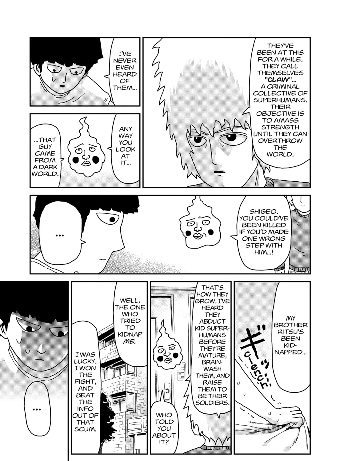 Read Mob Psycho 100 chapter 34 image 8 on Lezhin