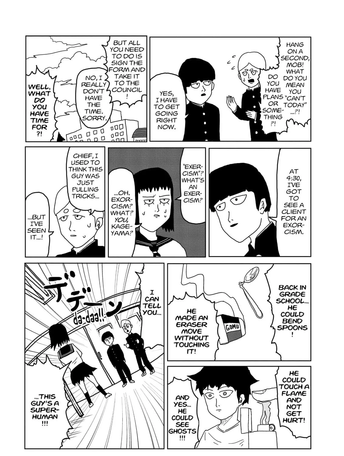 Read Mob Psycho 100 chapter 4 image 4 on Lezhin