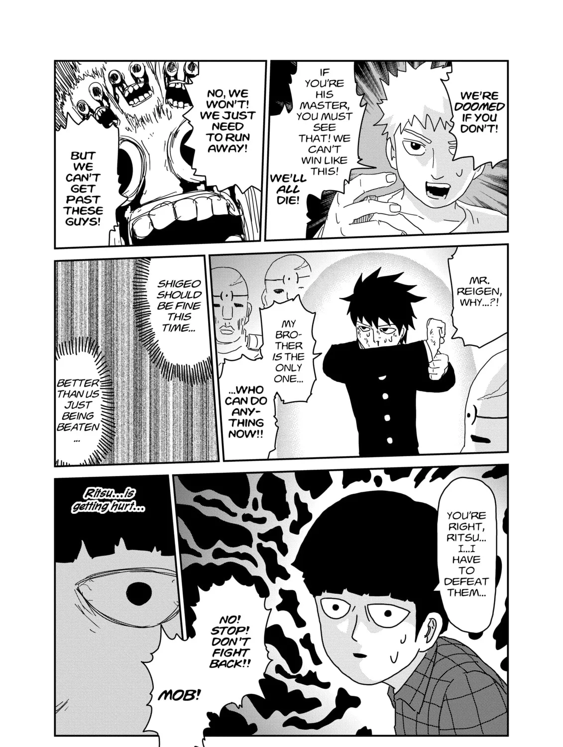 Read Mob Psycho 100 chapter 46 image 30 on Lezhin