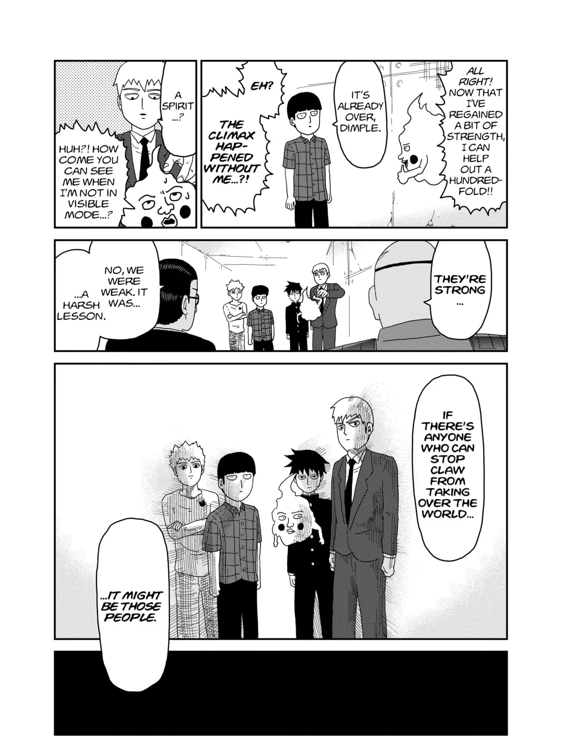 Read Mob Psycho 100 chapter 49 image 32 on Lezhin