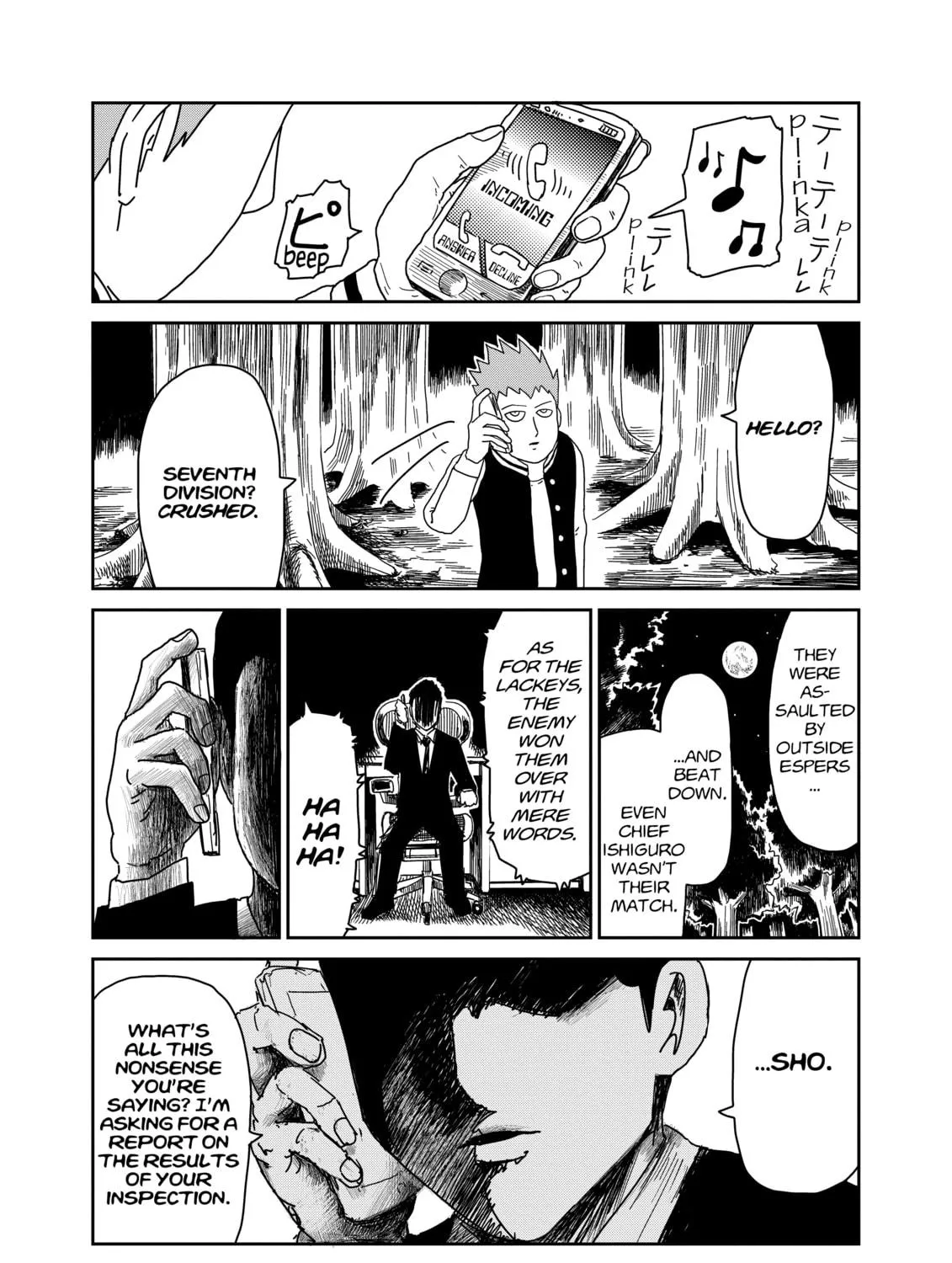 Read Mob Psycho 100 chapter 49 image 34 on Lezhin