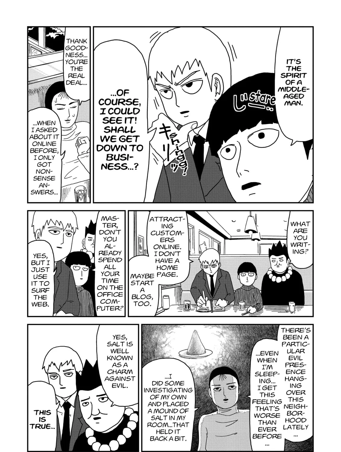 Read Mob Psycho 100 chapter 53 image 14 on Lezhin