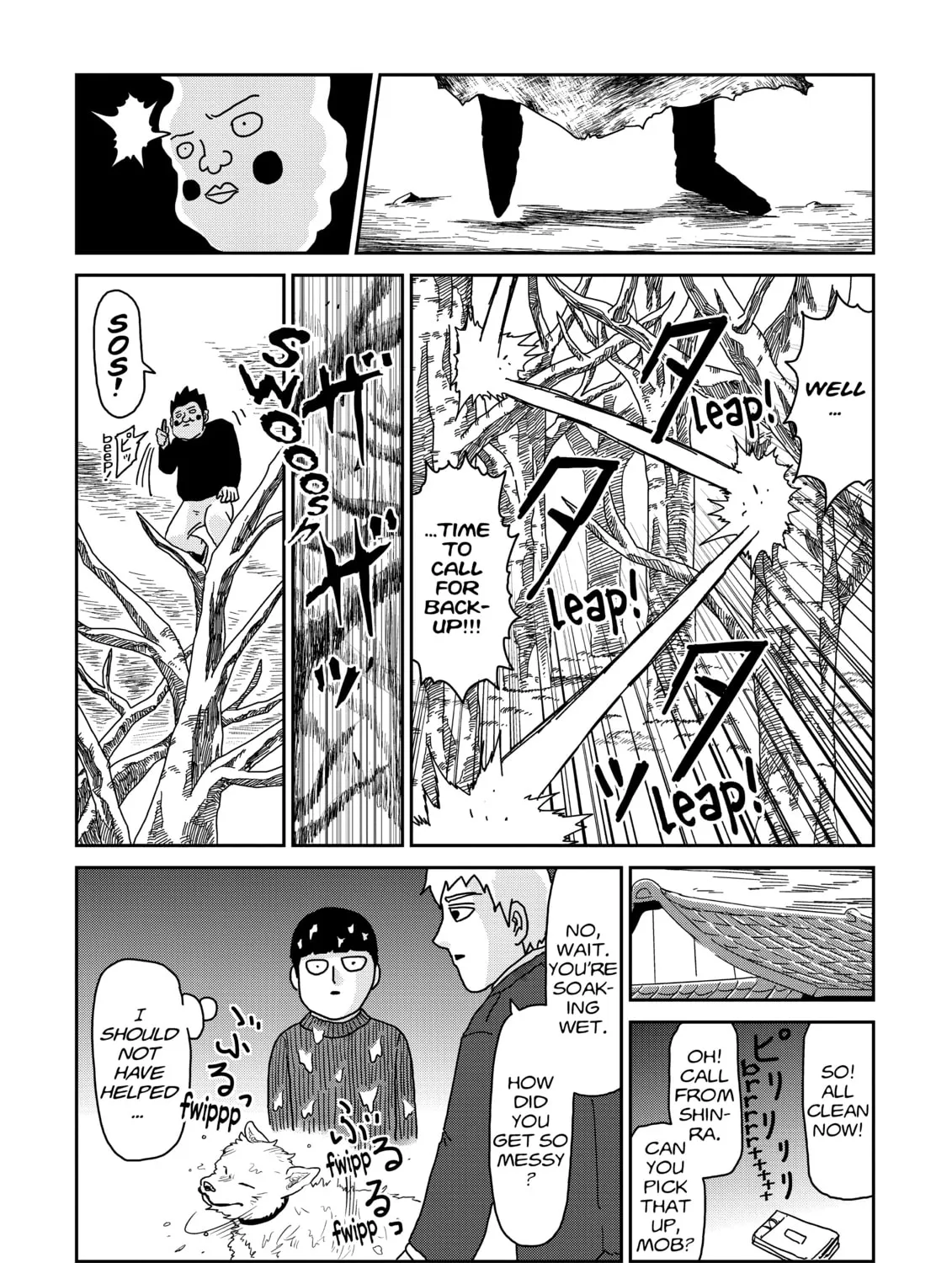 Read Mob Psycho 100 chapter 54 image 44 on Lezhin