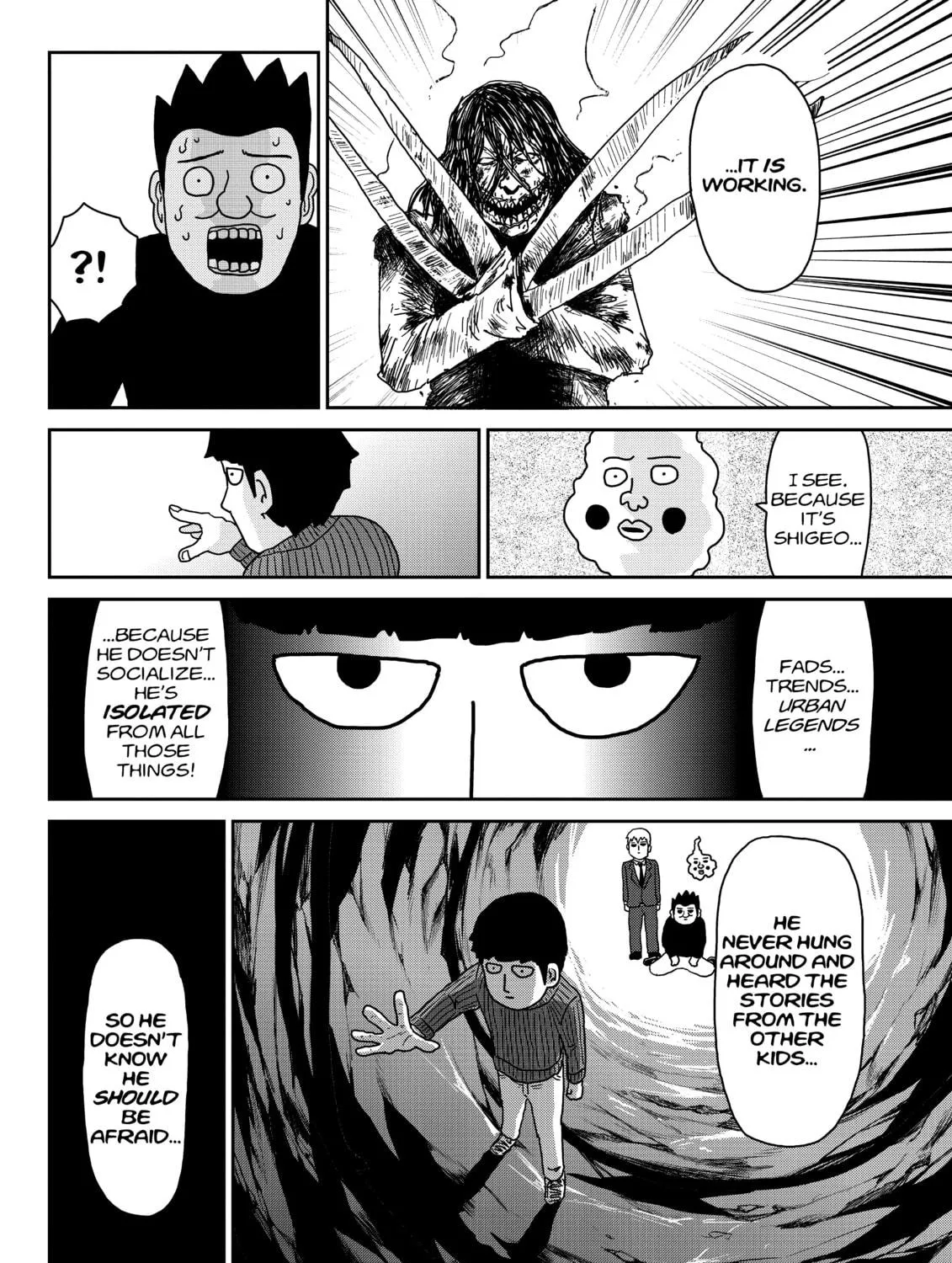Read Mob Psycho 100 chapter 55 image 18 on Lezhin