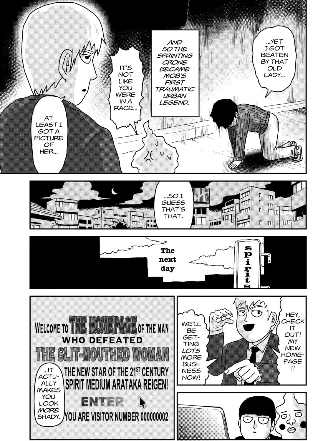 Read Mob Psycho 100 chapter 55 image 36 on Lezhin