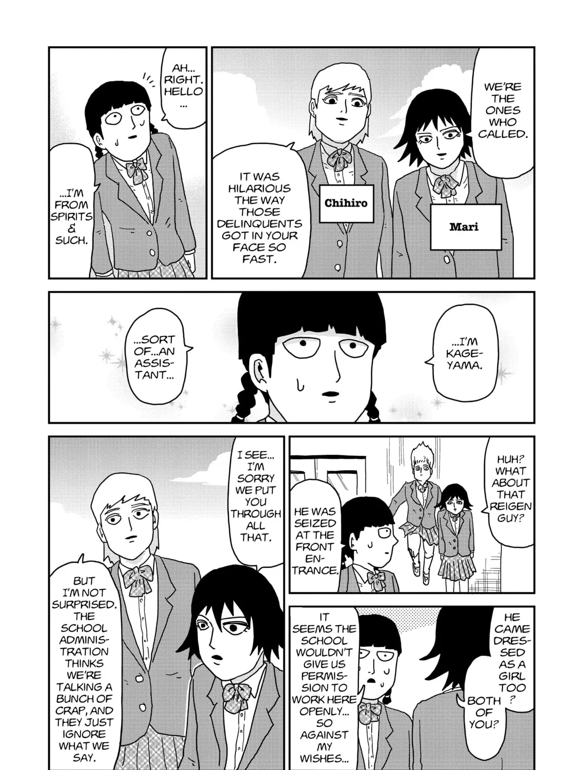 Read Mob Psycho 100 chapter 56 image 14 on Lezhin