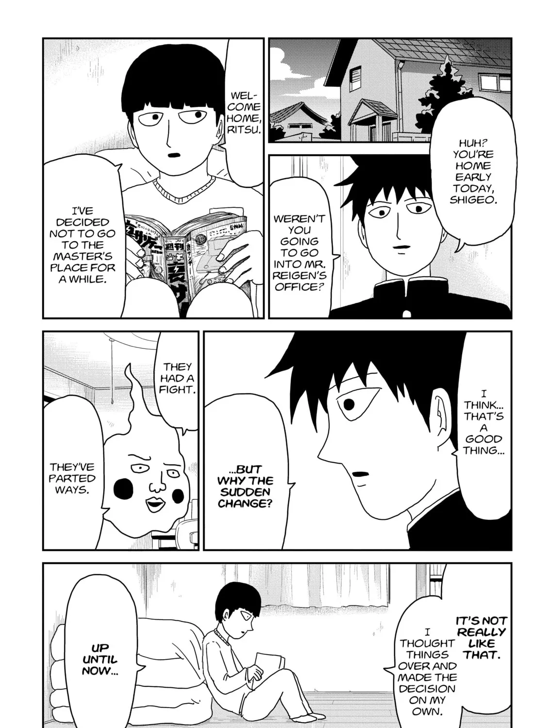 Read Mob Psycho 100 chapter 69 image 2 on Lezhin