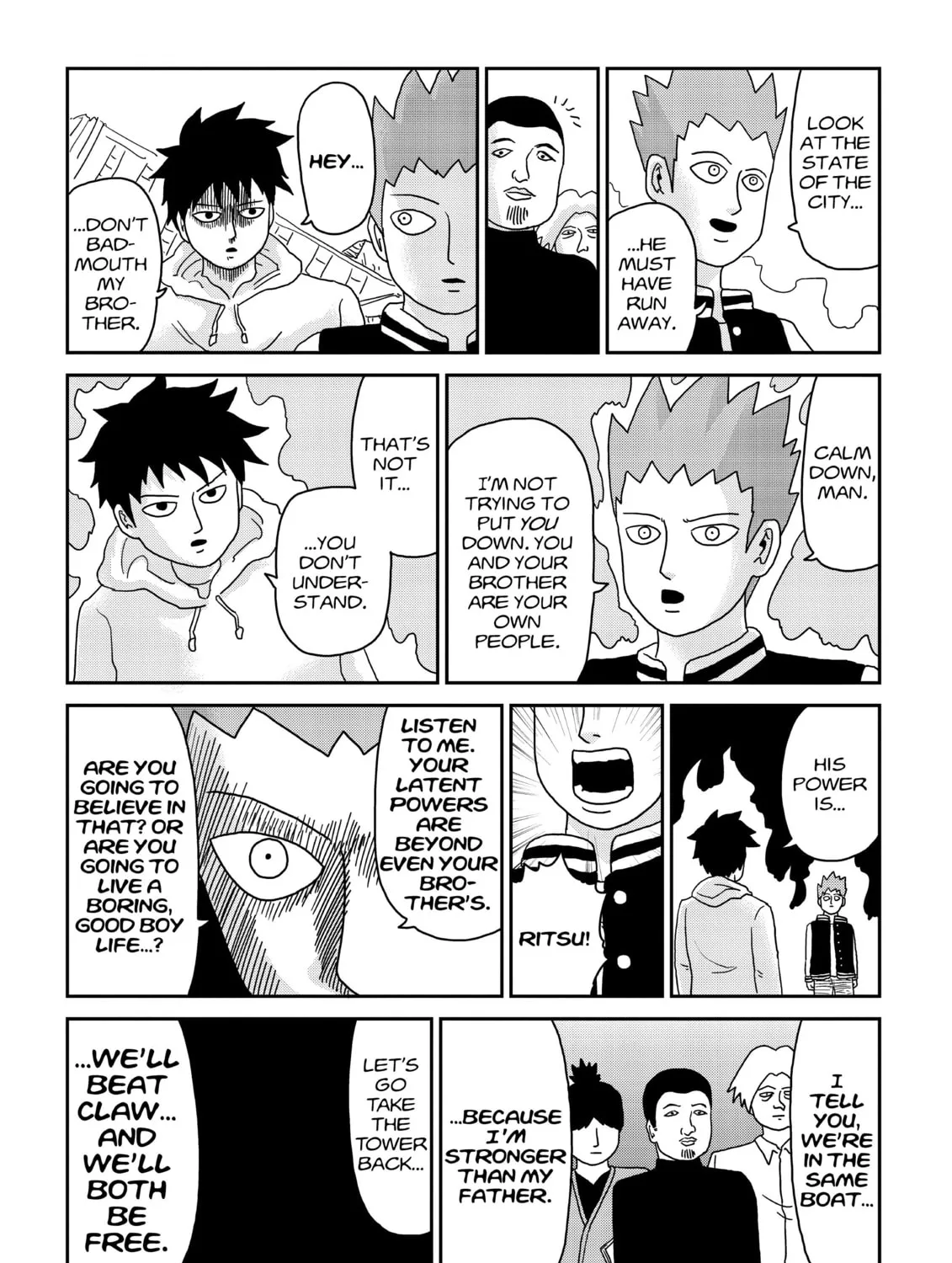 Read Mob Psycho 100 chapter 82 image 44 on Lezhin