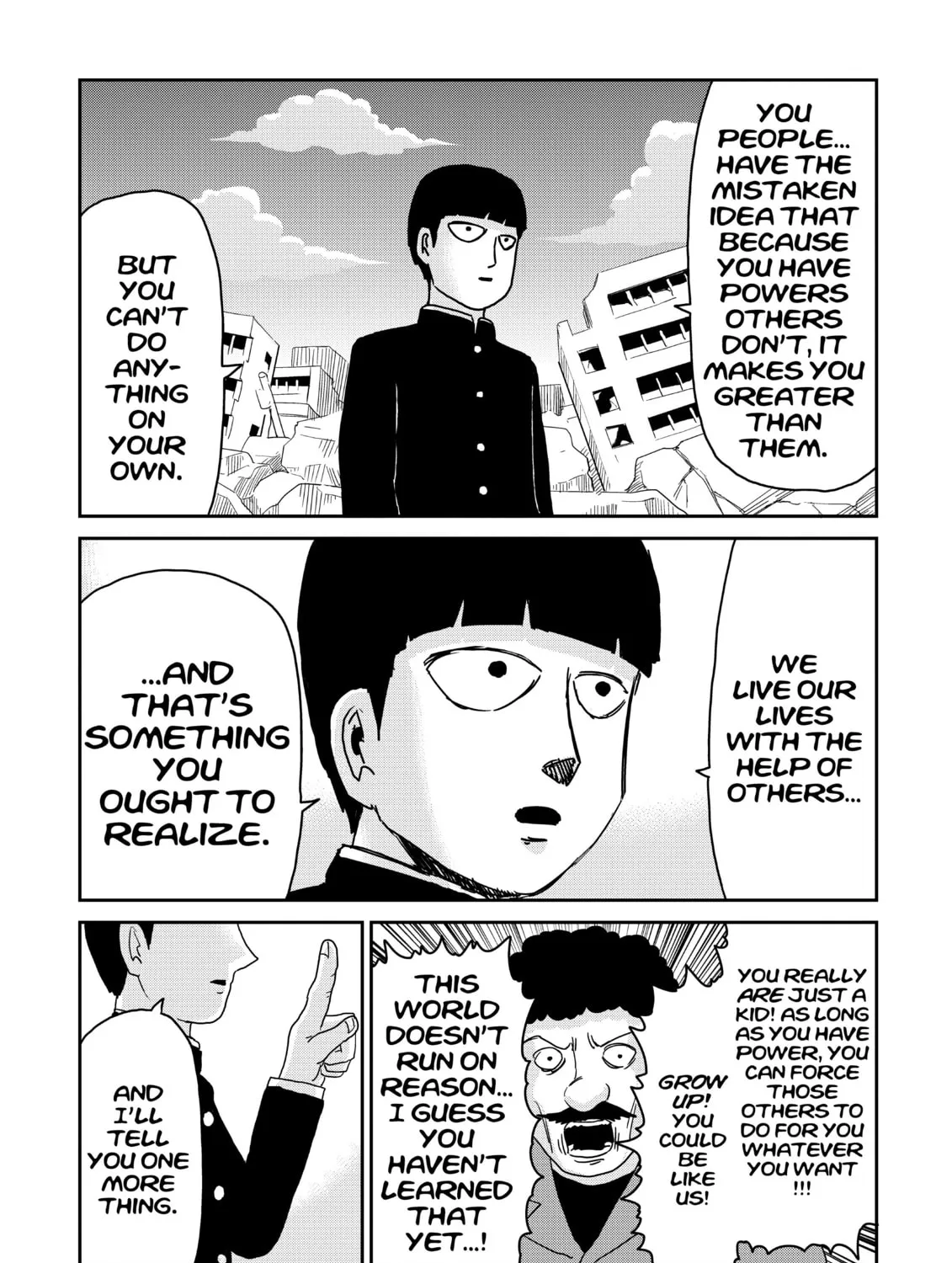 Read Mob Psycho 100 chapter 87 image 42 on Lezhin