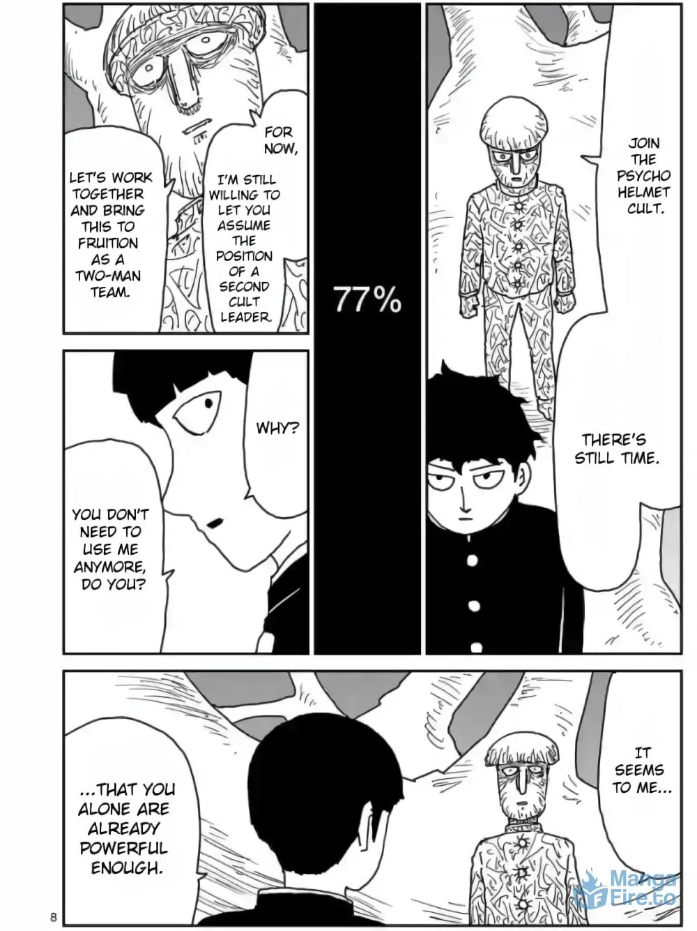 Read Mob Psycho 100 chapter 97 image 8 on Lezhin